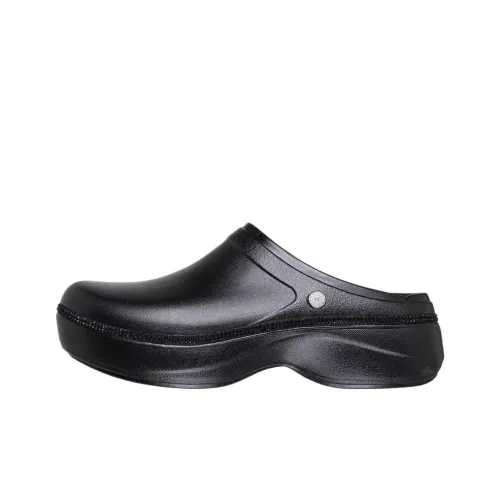 Martha Stewart x Skechers Foamies Abrasion Resistant Closed Toe Slippers Women's Black