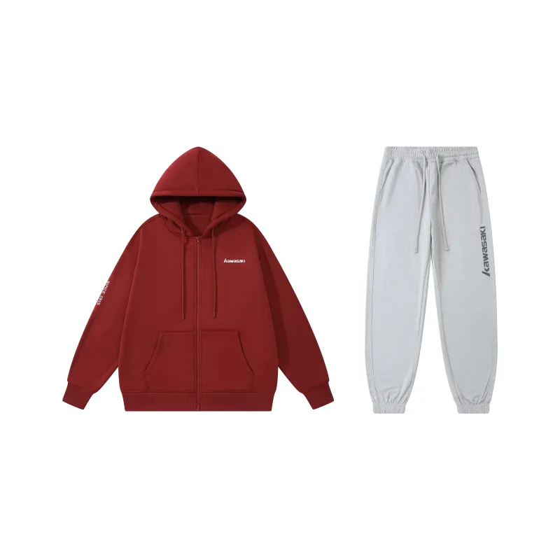 Kawasaki Sweatshirt Sets Unisex-18
