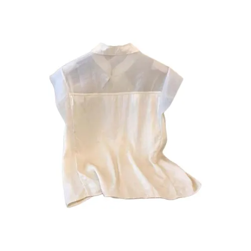 Mu Xiao Xin Chiffon shirt Thirlwall Women's Apricot