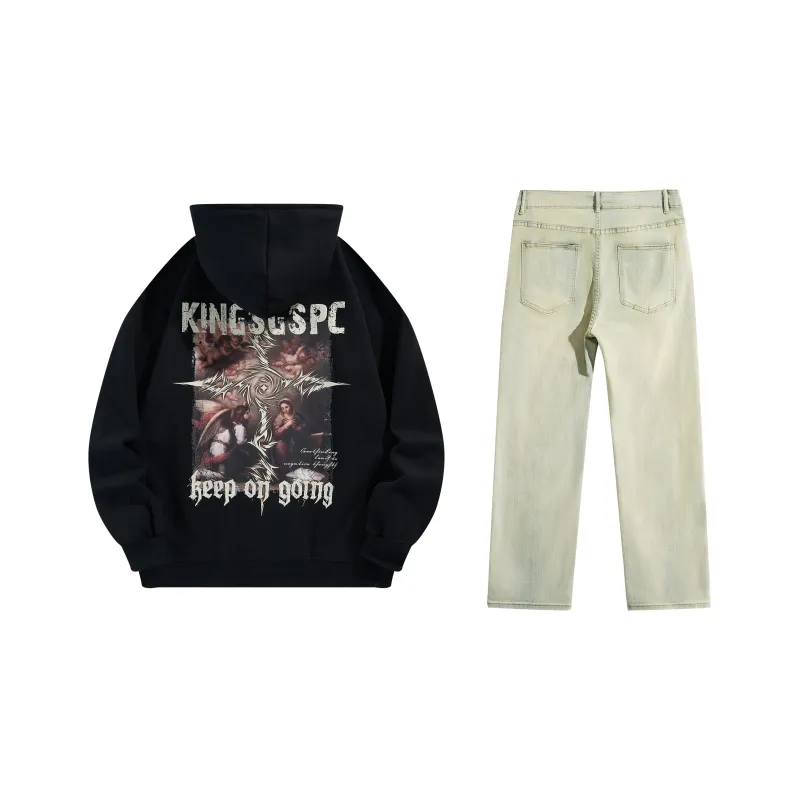 Kingsgspc Sweatshirt Set Unisex-0