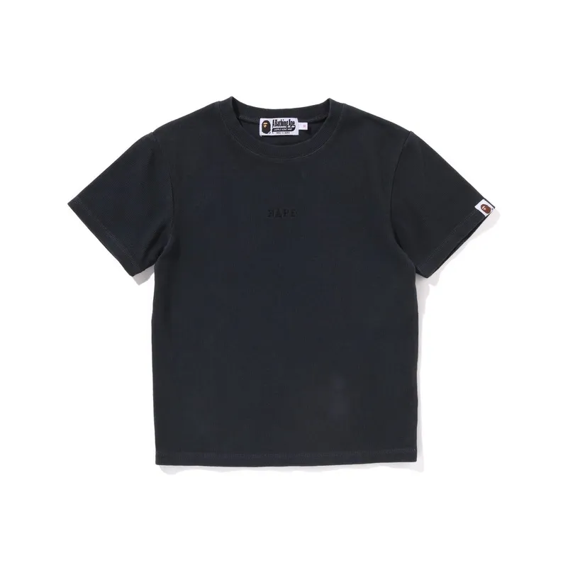 Bape Women's Pigment Dyed Rib Tee Pink-2