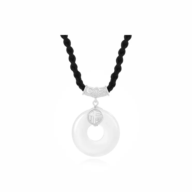 Ancient Jewelry Chalcedony Jade Necklaces Unisex-0