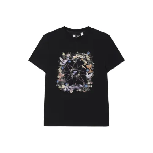 FILA Regular T Shirt Women's Jet Black BK