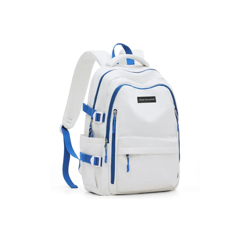 JEANSWEST Fabric Backpack Travel Bag Unisex Multicolor-11