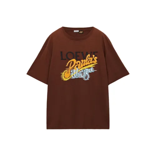 LOEWE Paula's Ibiza SS25 T Shirt Men's Brown