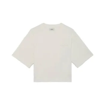 AUTRY Crewneck Cropped T Shirt