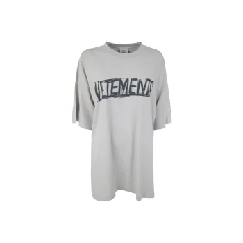Vetements Logo Detailed Crewneck T-Shirt