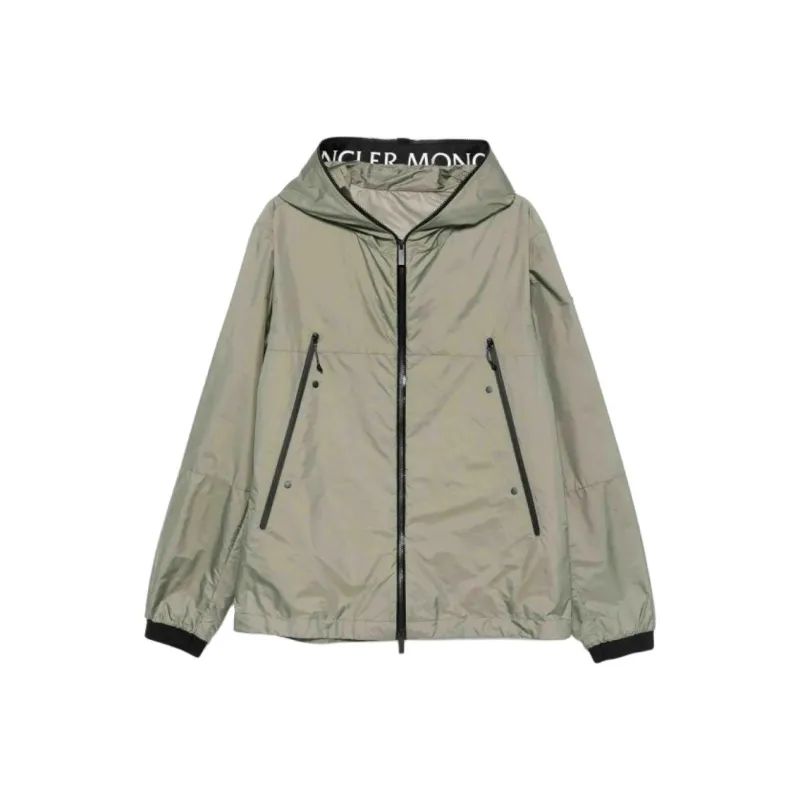 Moncler Zip Up Hooded Jacket-0