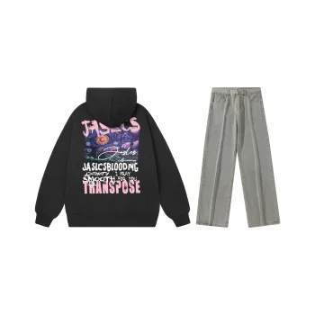 Jaslcs Sweatshirt Sets Unisex