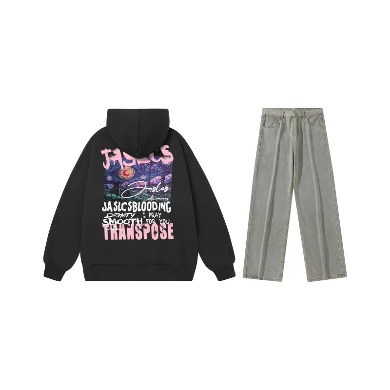 Jaslcs Sweatshirt Sets Unisex-0
