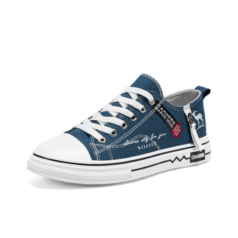 Little Daisy Slip Resistant, Abrasion Resistant, Lightweight Low Top Canvas Shoes Men's-12