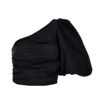 PINKO Asymmetrical One Shoulder Top
