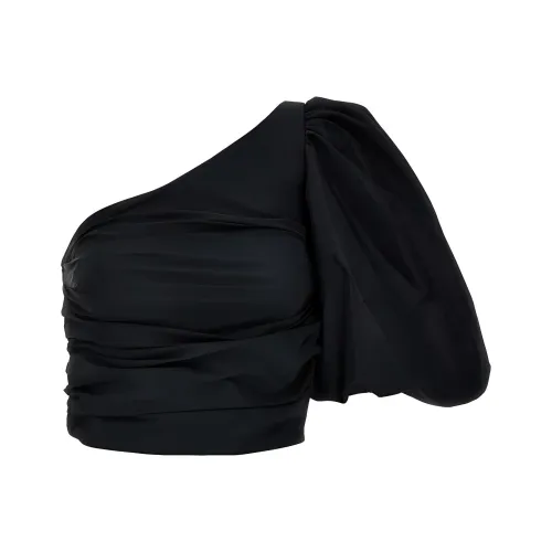 PINKO Asymmetrical One Shoulder Top