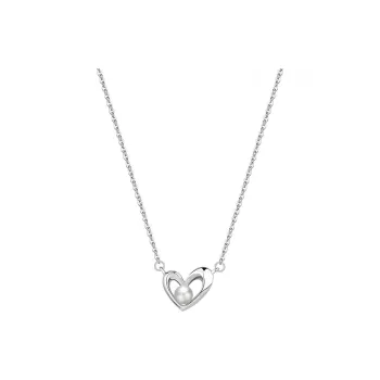 Heart Grass 999 Fine Silver Necklaces Women's