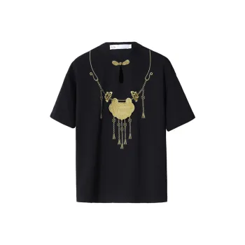JK&JS Straight T-Shirt Women's Black