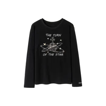 EKOOL T Shirt Women's White Pearl Stitch