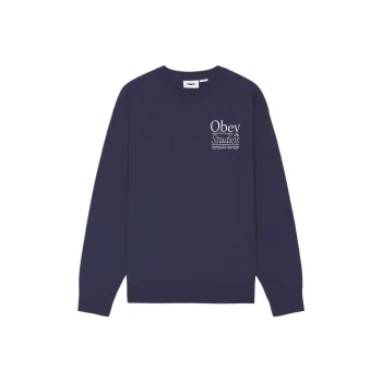 Obey Sweatshirt Men's Marine Blue