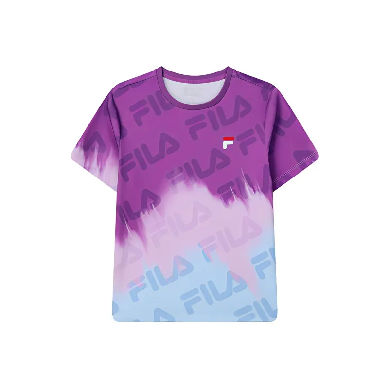 FILA T Shirts Women's EDM Purple-0