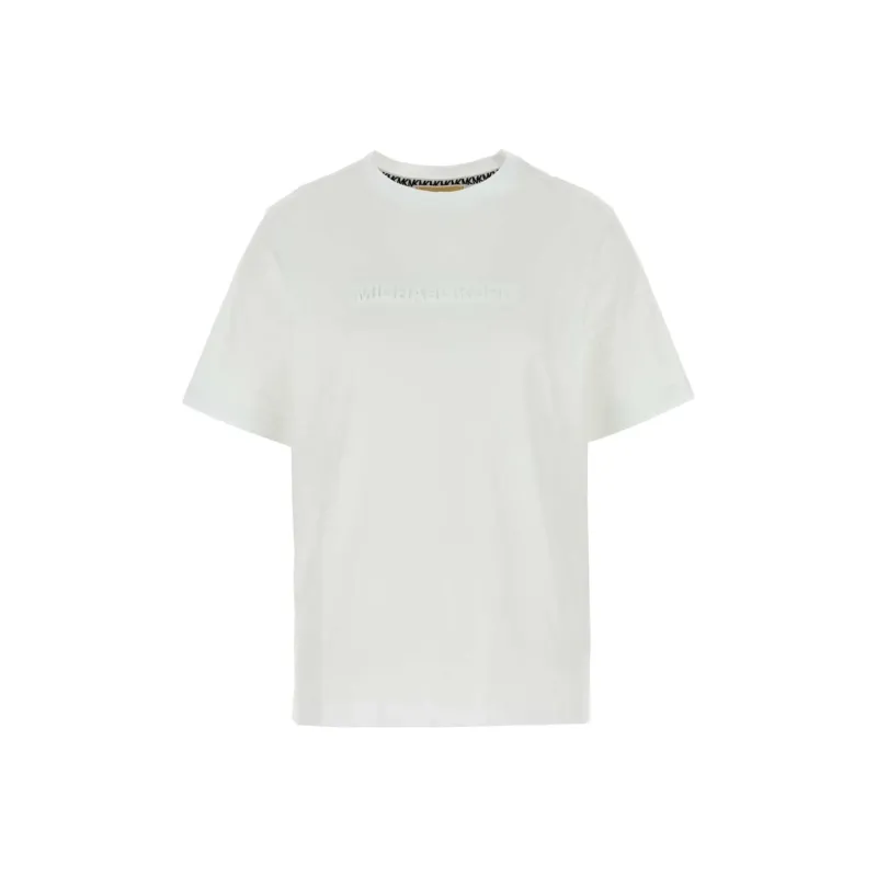 MICHAEL MICHAEL KORS Logo Embossed Crewneck T Shirt-0