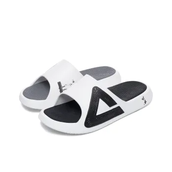 PEAK Extreme National Creativity Slip Resistant Cushioning Slide Slippers Men's Gray Black Mismatched
