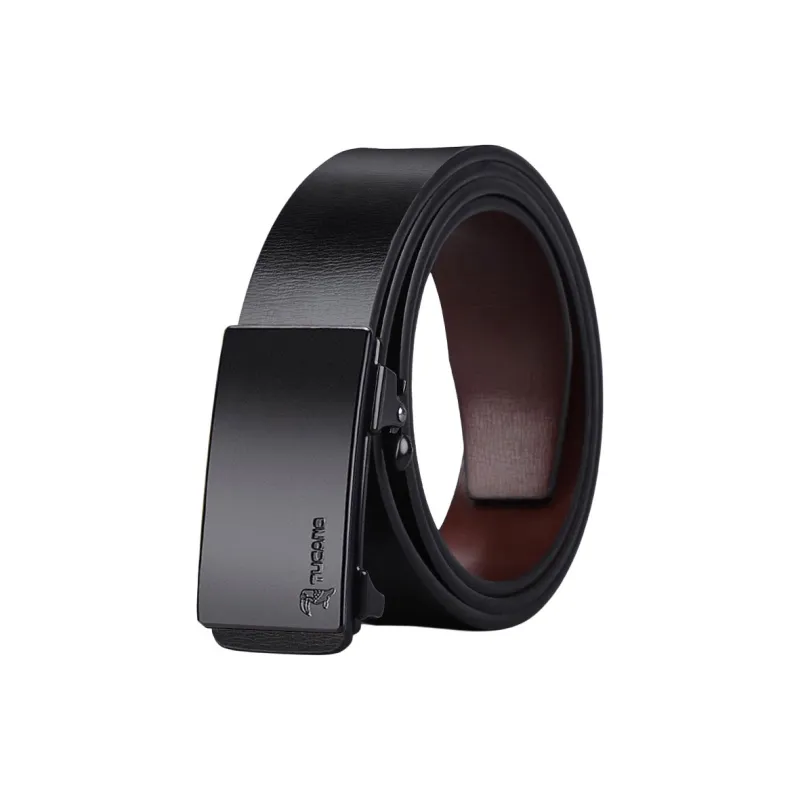 TUCANO Split Cow Leather Transferred Leather Belts Men's Width 3.3CM-1