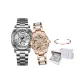 Natural+Gold and White Ceramic[Couple Box+Bangle]