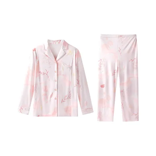 YeeHoO Pajama Set Women's Half Acre Floral Field