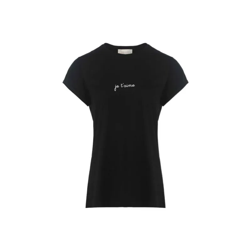 I BLUES T Shirts Women's Black-0