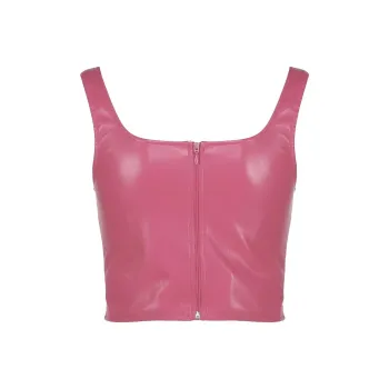 THE ANDAMANE Corset style Cropped Top