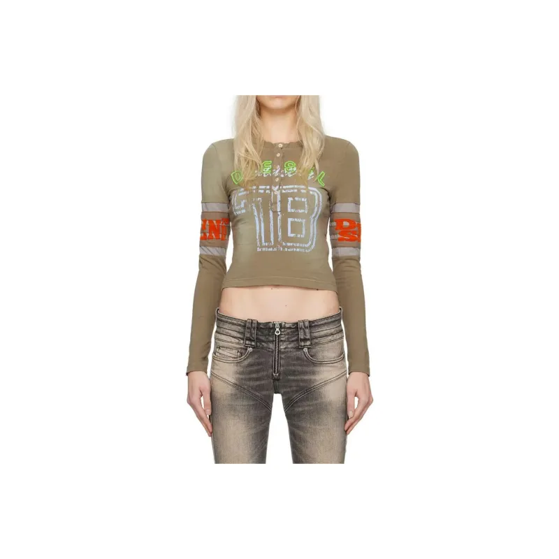 DIESEL T Shirts Women's Brown-0