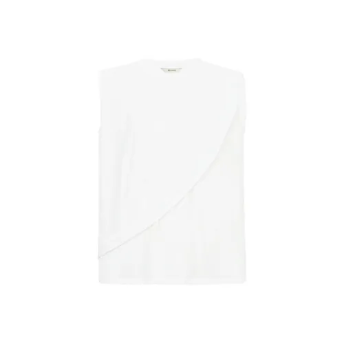 MEIYANG Tank Tops Women's White