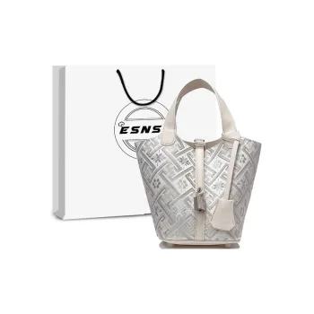 ESNSY Zhuangjin Handbag Women's White