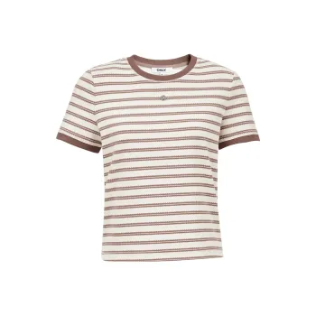 ONLY T-Shirts Women's Brown