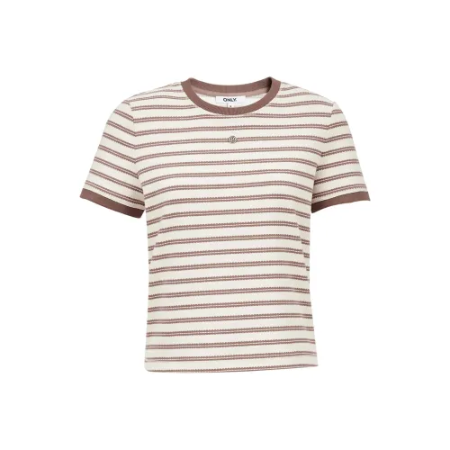 ONLY T Shirts Women's Brown