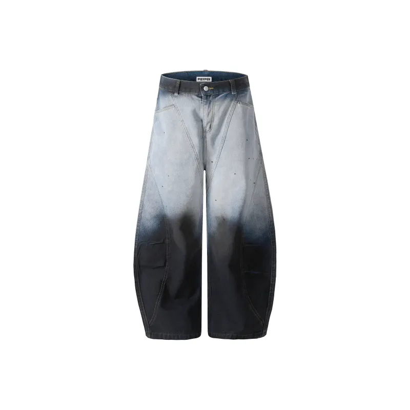PISYPOX Jeans Unisex Gradient Blue-1