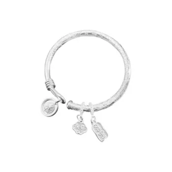 Hui Xuan Charm 999 Fine Silver Sterling Silver Bracelets Women's