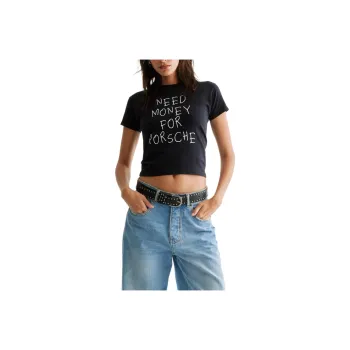 NASTY GAL T-Shirt Women's Black