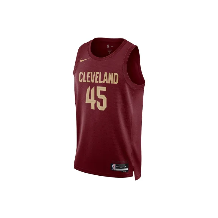 Nike X Nba Kids Cleveland Cavaliers Donovan Mitchell Icon Edition Swingman Jersey-0