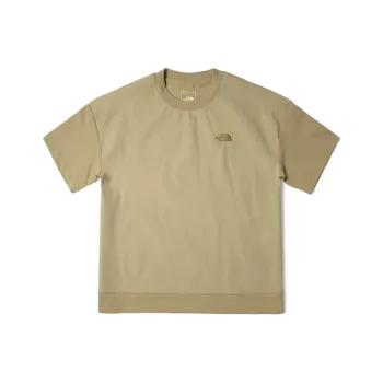 THE NORTH FACE Drop Shoulder Sleeve T Shirt Women's Khaki