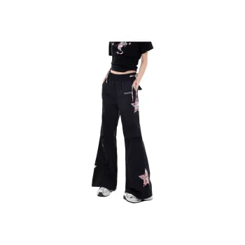Beam Mix With Kimchi Casual Pants Unisex Black