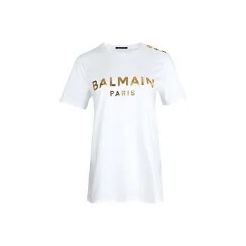 BALMAIN T Shirts Women's White