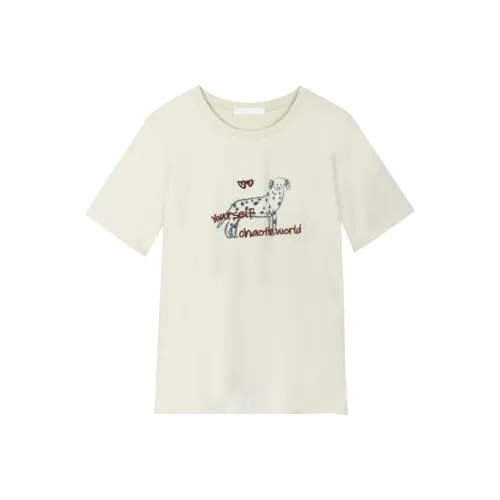MISHOW Regular T Shirt Women's Gray Apricot
