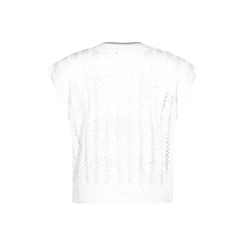 Brunello Cucinelli V Neck Knitted Vest-1