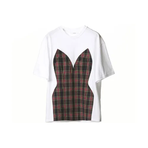 PushBUTTON T-Shirts Women's White