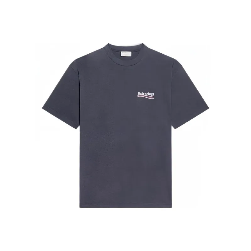 Balenciaga T Shirt 'Dark Grey/White'-0