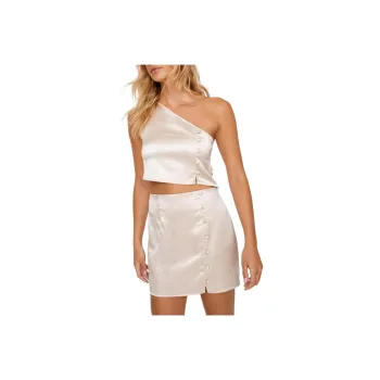 NASTY GAL Tank Tops Women's Champagne