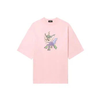 WE11DONE Jeff Monster Drawing T shirt