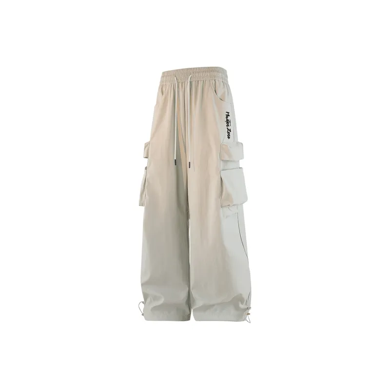 MZ 3D Effect Logo Casual Pants Unisex-7