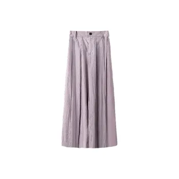 HUANXIANGZHE Casual Pants Unisex Dusty Pink