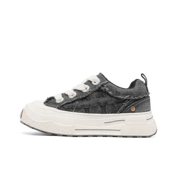 PAVEA Low Top Canvas Shoes Unisex Gray